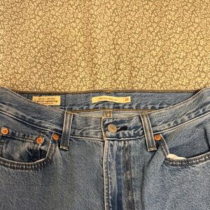 Levi's Ribcage Wide-Leg Jeans in Light Blue Denim